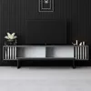 Skye Decor, Chrome Line - Anthracite, Noir, Meuble TV, Voir les images du produit 3