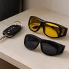 2 x Autofahrerbrille Nachtsichtbrille Sonnenbrille Tag Und Produktbild-Vorschau 5