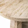 Travertin Runden Nesting Tisch Set von 2 Moderne Couchtisch Produktbild-Vorschau 4