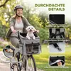 PawHut Hundekorb Fahrrad Vorne Tragbarer Atmungsaktiver Produktbild-Vorschau 6