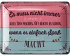 LANOLU Retro Blechschild 'es muss nicht immer alles Sinn Produktbild-Vorschau 7