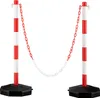 Mobilní závora na parkoviště Wiltec 80 x 28 x 28 cm, Náhled obrázku produktu 1