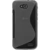 PhoneNatic Case kompatibel mit LG L90 Dual - grau Silikon Produktbild-Vorschau 3
