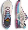 La Sportiva Bushido III Woman Trailrunning-Schuh in Weiß und Blau mit pinken Akzenten; Low Cut Design. Produktbild-Vorschau