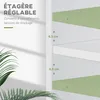 HOMCOM Bücherregal mit 2 Fächern und verstellbarem Produktbild-Vorschau 3