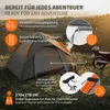 ECD Germany Pop Up Zelt wasserdicht für 4 Personen Camping Produktbild-Vorschau 7