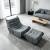 Divano singolo relax poltrona chill chair con sgabello Anteprima dell’immagine prodotto 14