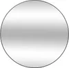 A circular mirror with a black frame. Anteprima dell’immagine prodotto