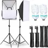 2 Fotolampen Softbox verstellbare Stativlampe 50x70 + Produktbild-Vorschau 2