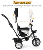 tricycle 4 en 1 pour bébé Tricycle pour enfant guidon vélo Voir les images du produit 6