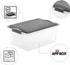 Skladovací box Rotho s kolieskami 70L COMPACT - Plastový Náhľad obrázku produktu 8