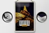 Blechschild Reise 12x18cm Retro Eiffel Tower Eiffelturm Produktbild-Vorschau 2