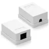 deleyCON 1x CAT 6 Netzwerkdose 1x RJ45 Buchse Aufputz Produktbild-Vorschau 3