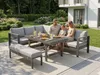 MeXo Gartenmöbel Set Aluminium 5-tlg. für 6-8 Personen mit Produktbild-Vorschau 3