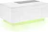 Table basse Sweiko haute brillance avec éclairage LED, Voir les images du produit 11