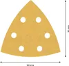 EXPERT C470 Deltaschleifblatt, 93mm, K180, 6 Löcher, 5-tlg. Produktbild-Vorschau 3