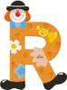 Sevi Buchstabe Clown R, orange Produktbild-Vorschau 1