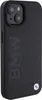 A black iPhone case with the BMW logo embossed on it. Anteprima dell’immagine prodotto