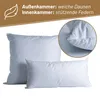 Herlag 3-Kammer Daunenkissen 80x80cm – Kopfkissen -  Produktbild-Vorschau 3