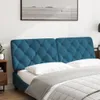 Kopfteil-Kissen Blau 160 cm Samt Produktbild-Vorschau 3
