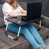 Rozkładany stolik na laptopa Intirilife w kolorze czarnym o Podgląd zdjęcia produktu 6
