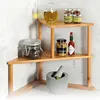 Estantería KESPER para cocina, estantería angular de bambú  Vista previa de la imagen del producto 5