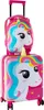 Super Tots - Zaino trolley a 4 ruote per bambini 2 pezzi 46 Anteprima dell’immagine prodotto 2