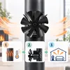 Relaxdays Kaminventilator, ohne Strom, magnetisch, 8 Produktbild-Vorschau 6