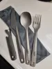 Lixada 4-in-1 Titan Besteck Besteck Set Leichter Essloeffel Produktbild-Vorschau 11