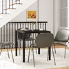 HOMCOM Esstisch Esszimmertisch Quadratischer Küchentisch Produktbild-Vorschau 2