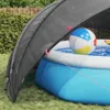 vidaXL Pool-Dome Schwarz 500 x 500 x 236 cm Produktbild-Vorschau 4
