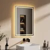 EMKE LED Badspiegel 50x70cm Badezimmerspiegel mit Produktbild-Vorschau 1