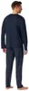 Schiesser pyjamabroek, lange, fijne tricot, donkerblauw, Productafbeelding-voorbeeld 2