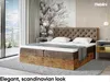 MEBLINI Boxspringbett mit Bettkasten - Gepolstert Produktbild-Vorschau 3
