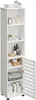 Relaxdays Badezimmerschrank mit Tür, HBT: 167x30x40 cm, 6 Produktbild-Vorschau 1