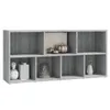 vidaXL Bibliothèque Gris Sonoma 50x25x106 cm Voir les images du produit 5