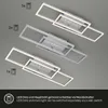 LED ceiling light with LED dots, aluminium, 1xLED/ Produktbild-Vorschau 3