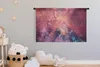 MuchoWow® Wandteppich Wandbehang Weltraum - Orange - Sterne Produktbild-Vorschau 3