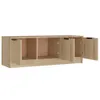 vidaXL Szafka pod TV dąb sonoma 102x35x36,5 cm materiał Podgląd zdjęcia produktu 6