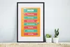 MuchoWow® MuchoWow® Gerahmtes Poster Kinderzimmer - Tage - Produktbild-Vorschau 4