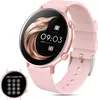 (Růžové) Bluetooth Smartwatch pro dospělé, fitness tracker Náhled obrázku produktu 2