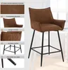 WOLTU 2er Set Barhocker, mit Rückenlehne, Armlehnen, Produktbild-Vorschau 5