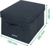 2 LEITZ Aufbewahrungsboxen grau 19,0 x 28,5 x 16,0 cm Produktbild-Vorschau 4