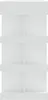 A white bar table with shelves against a white background. Anteprima dell’immagine prodotto