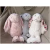 Plüsch Hase 28 cm – Kuscheltier mit Blumenohren – weiches Produktbild-Vorschau 6