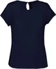 Kariban Damen Bluse Kurzarm Crepe Optik lässig casual Shirt Produktbild-Vorschau 1