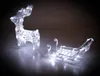 Weihnachtsbeleuchtung Rentier mit Schlitten, transparenter Produktbild-Vorschau 4