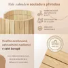 Floranica dřevěný záhonový plot 30 x 100 cm přírodní, Náhled obrázku produktu 3