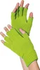 Fingerlose Strickhandschuhe neongrün Produktbild-Vorschau 1
