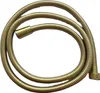 Brauseschlauch 150cm Gold gebrstet, verstärktes Messing/PVC Produktbild-Vorschau 1